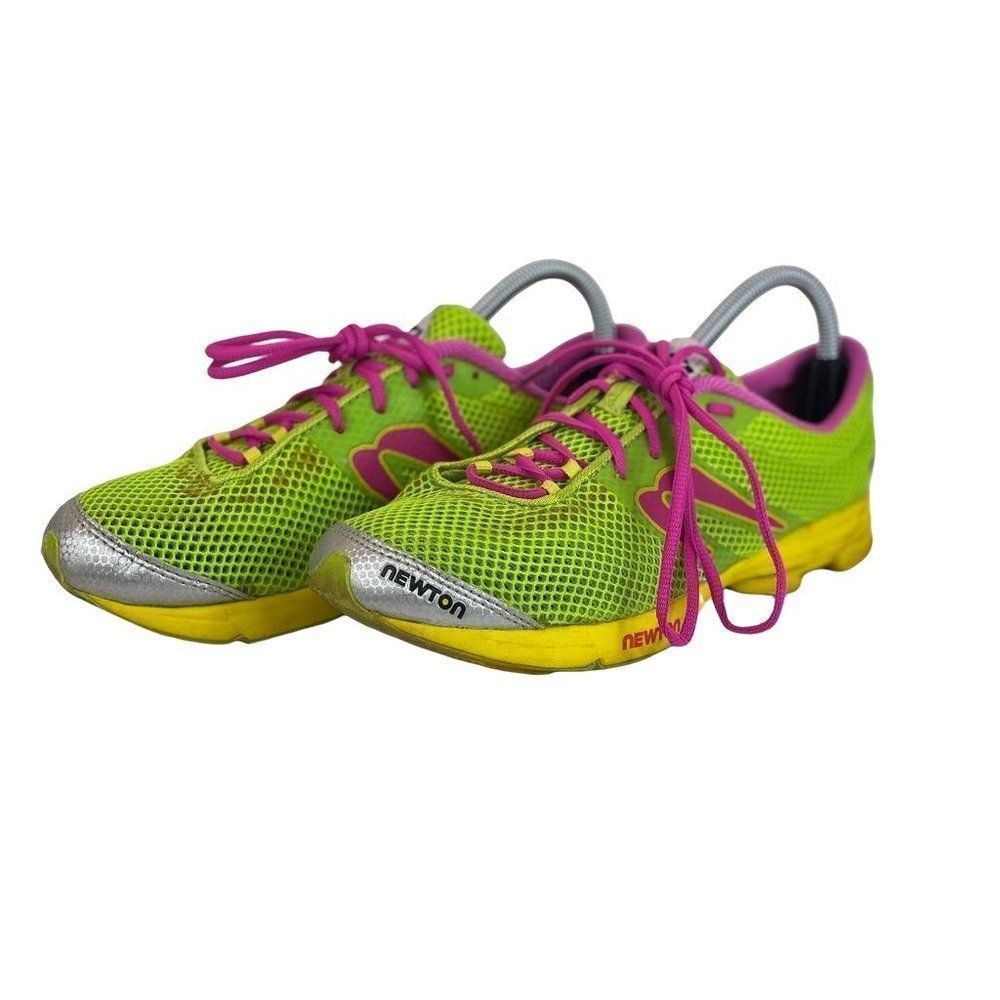 Newton Distance Elite Neon Mesh Running Shoes W0008213 Women's Sz 9